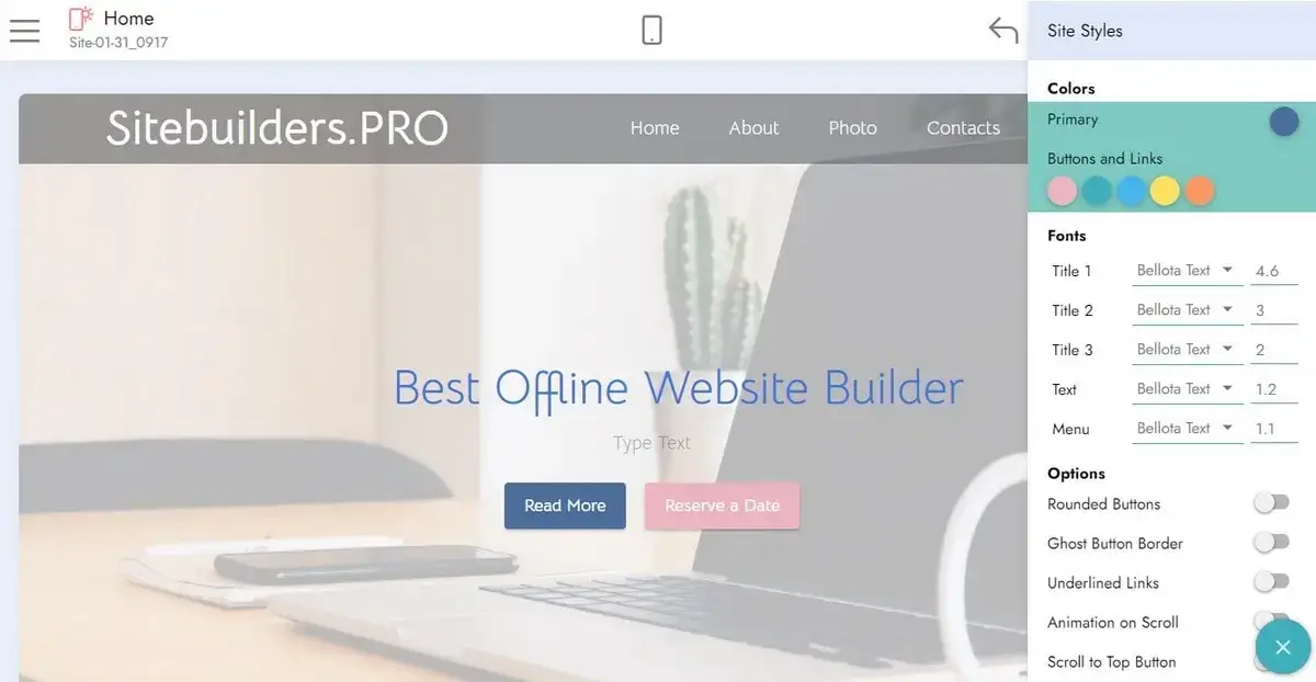 Mobirise Editor