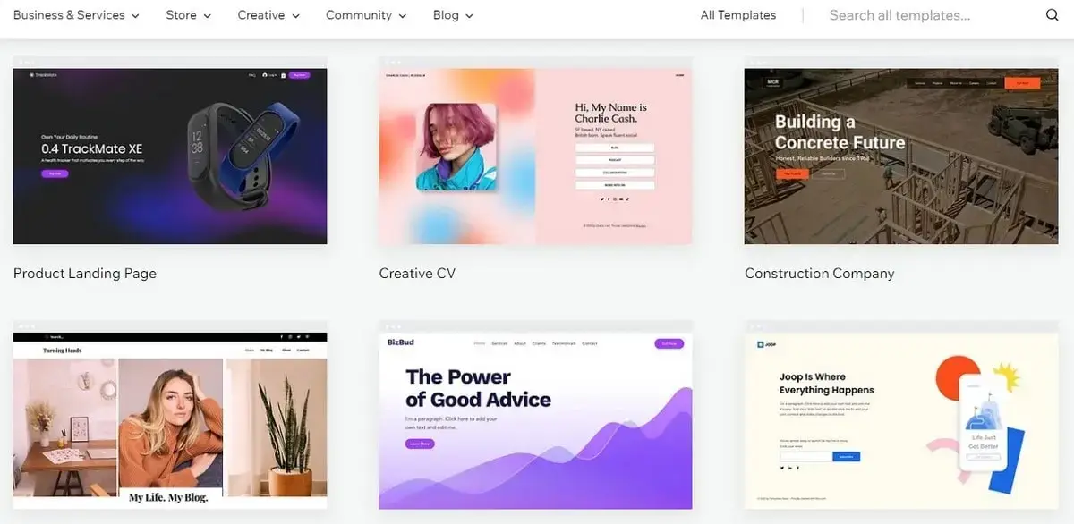 Wix Templates