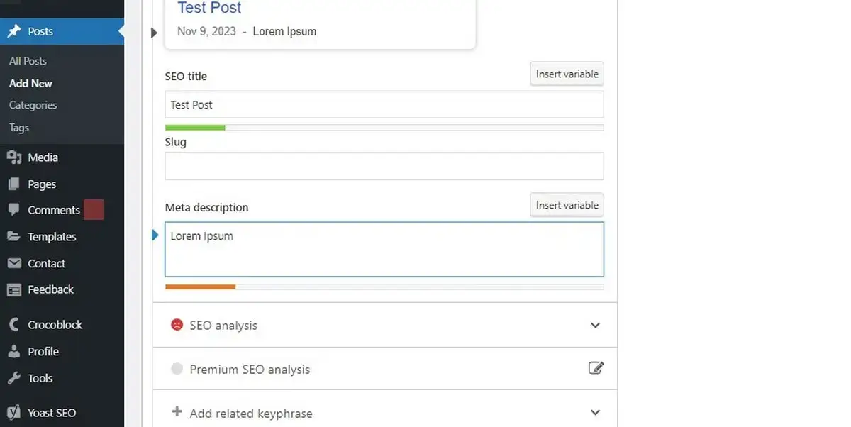 WordPress SEO