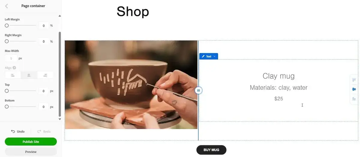 Adobe Portfolio-eCommerce