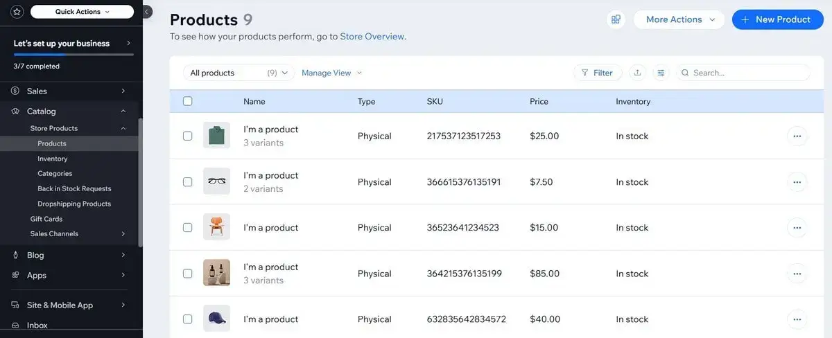 Wix eCommerce
